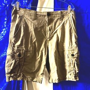 Arizona Jean Company Tan Cargo Shorts Relaxed Fit